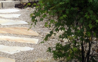 Gartengestaltungen Bepflanzungen Kiesbeet