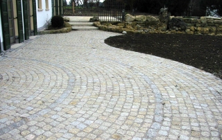 Terrasse Einfahrt Weg Abböschung
